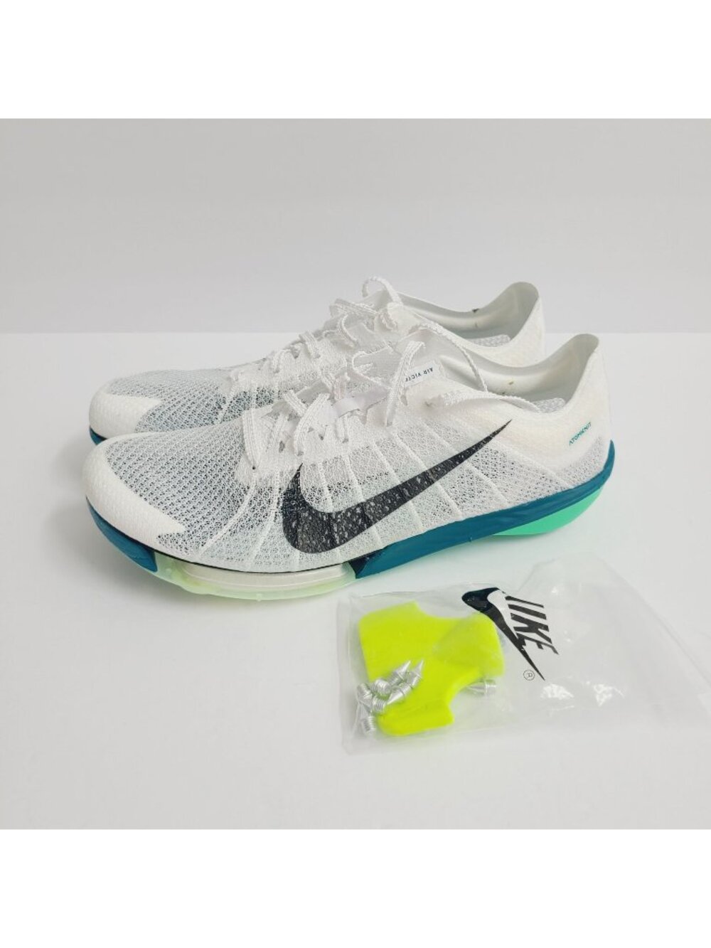 NEW Nike ZoomX Victory 2 Track & Field Shoes SPIKES FD8411-100 Size 6 White #2